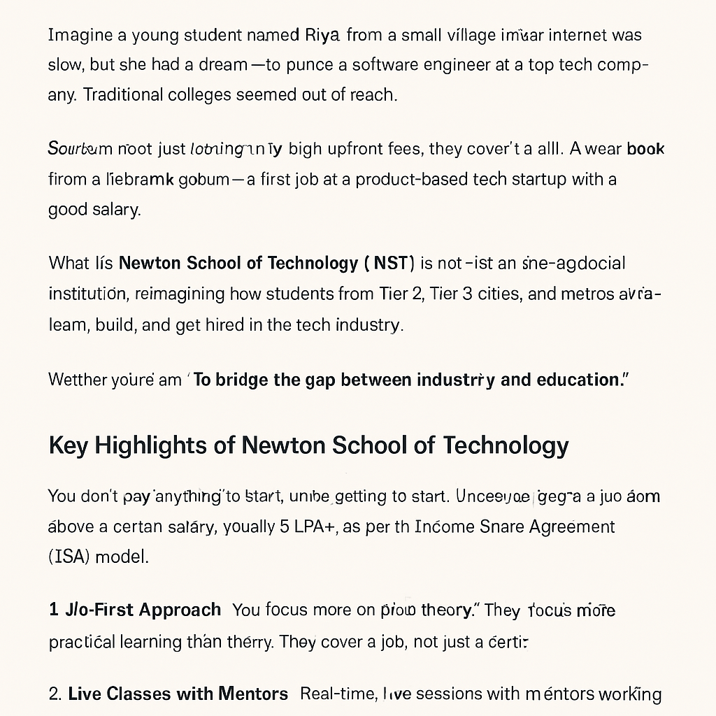 newton school