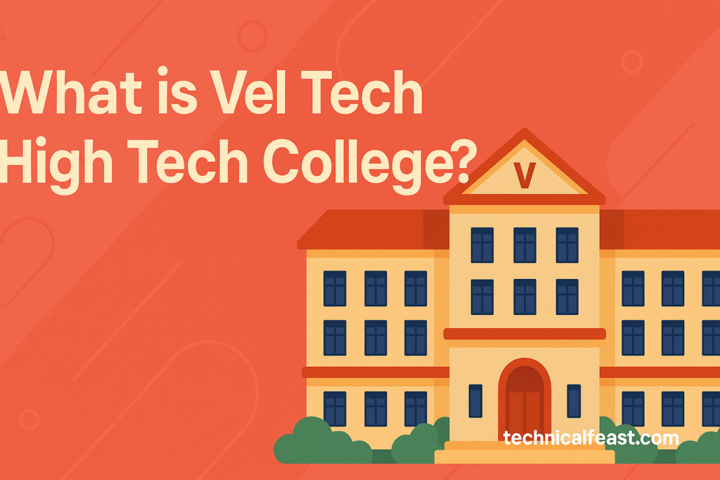 What is Vel Tech High Tech College? A Quick Background