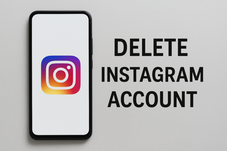 how to delete Instagram account