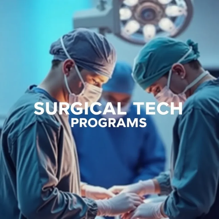 Surgical Tech Programs