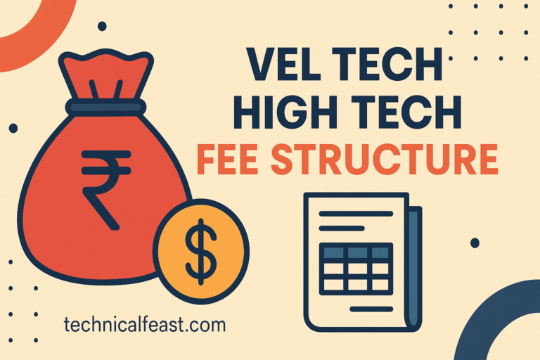 Vel Tech High Tech Fee