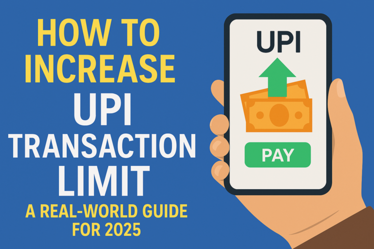 How to Increase UPI Transaction Limit