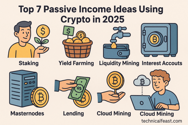 Top 7 Passive Income Ideas Using Crypto in 2025