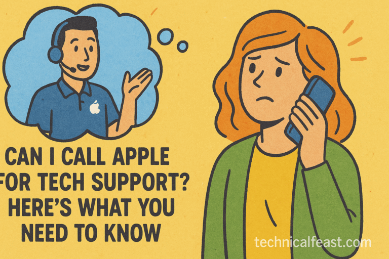Can I Call Apple for Tech Support