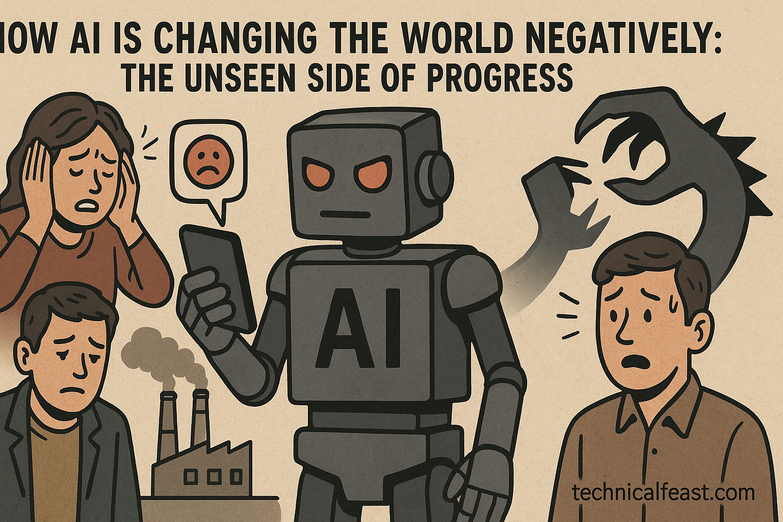 How AI Is Changing the World Negatively: The Unseen Side of Progress