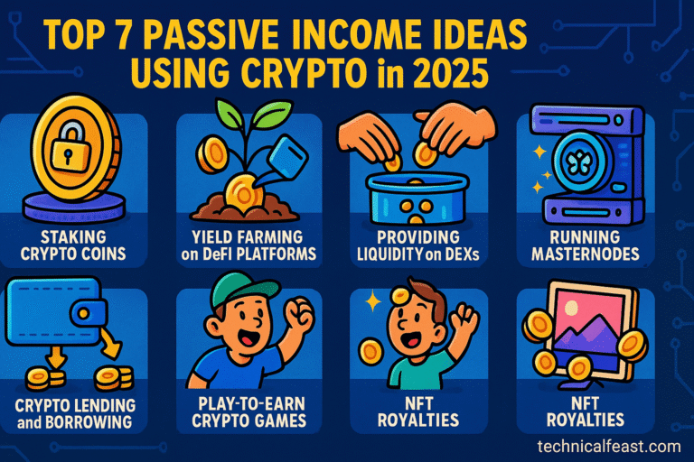 Top 7 Passive Income Ideas Using Crypto in 2025